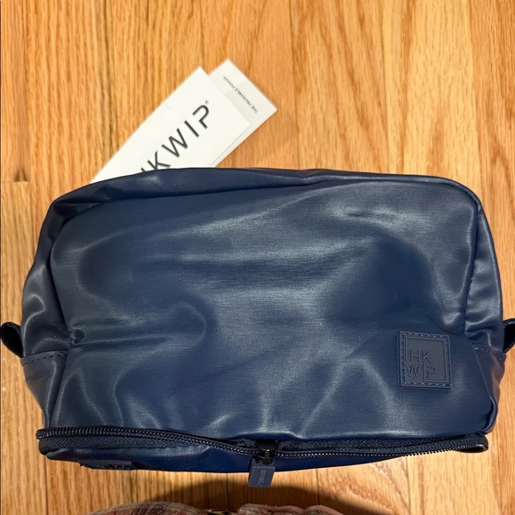 Ihkwip Other - IHKWIP Navy Nylon Collapsible Toiletry Bag  for Men water repellent brand new